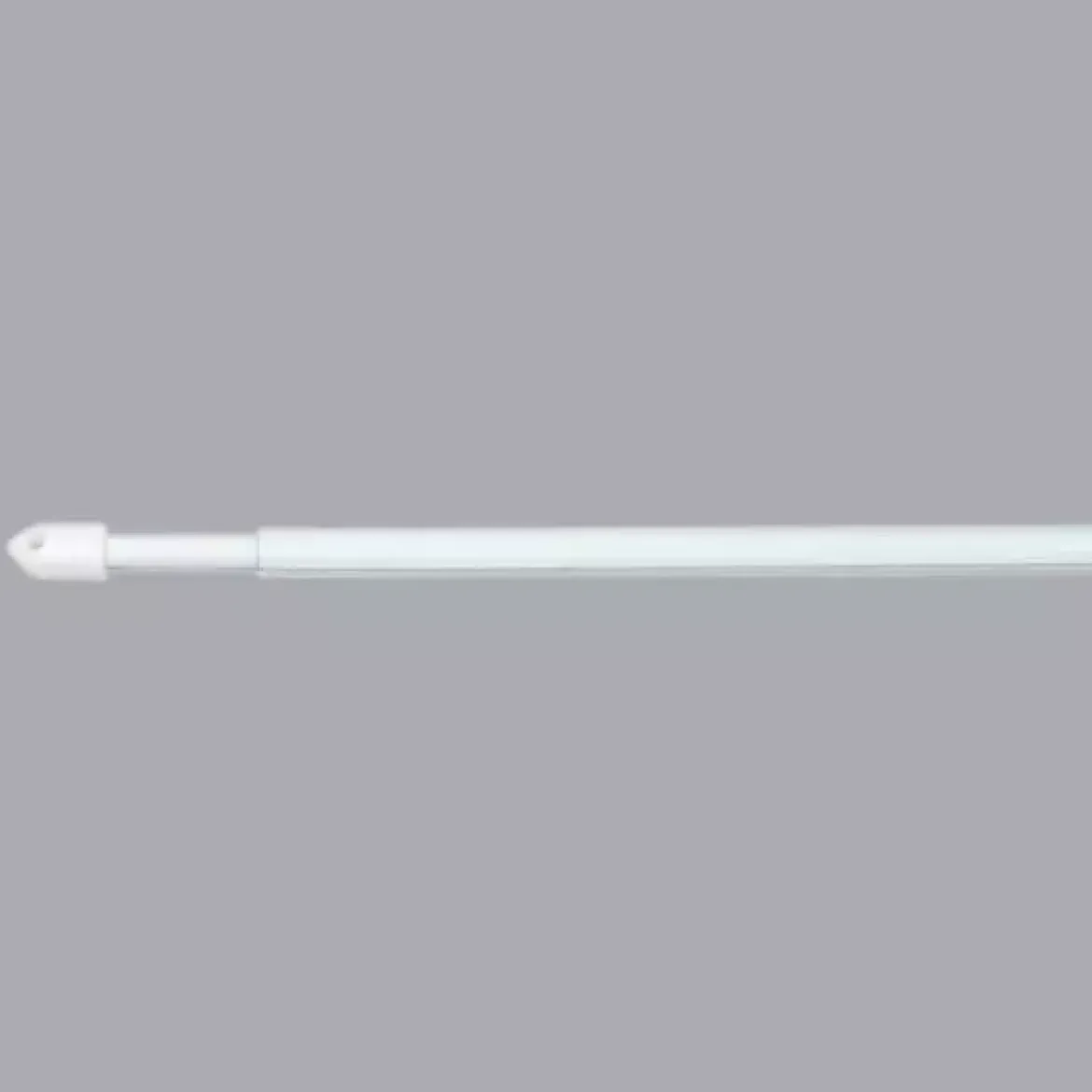 Set di 2 bastoni per tenda regolabili (60 a 80 cm) Bianco