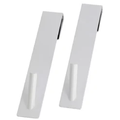 Set di 2 ganci speciale parete doccia (H18 cm) Bianco
