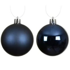 Set di 4 palline di Natale (D100 mm) Aravis Blu notte