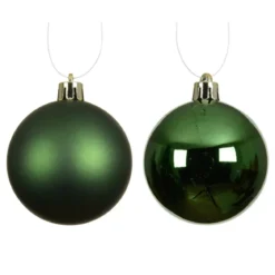 Set di 12 palline di Natale (D60 mm) Aravis Verde abete