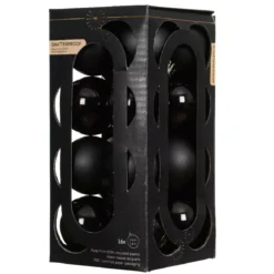 Set di 16 palline di Natale (D40 mm) Aravis Nero