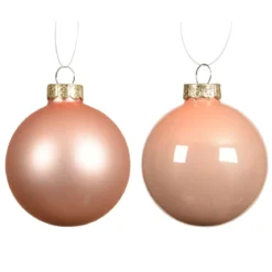 Set di 4 palline di Natale in vetro (D100 mm) Boreale Pesca