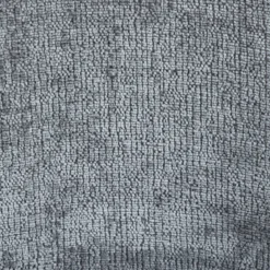 Set di 2 sedie per isola centrale con schienale in tessuto chenille (seduta 65cm) Zola Grigio