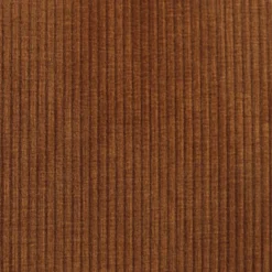 Set di 2 sedie per isola centrale con schienale in velluto a coste (Altezza seduta 68cm) Kosmo Cognac