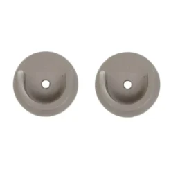 Set di 2 supporti (D28) Lino Argento opaco