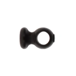 Set di 2 supporti per asta in legno da soffitto (L5 cm/ D28 mm) Nils Nero opaco