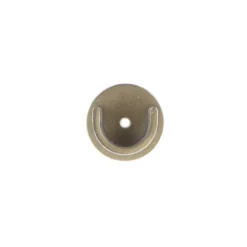 Set di 2 supporti per asta tenda in metallo (D28 mm) Lino Oro