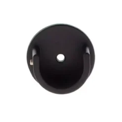 Set di 2 supporti per bastone per tenda (D28 mm) Lino Nero opaco