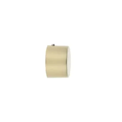 Set di 2 terminali per asta in metallo (D28 mm) Tappo Oro