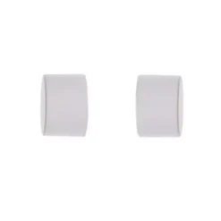 Set di 2 terminali per tenda (D28 mm) Bianco opaco
