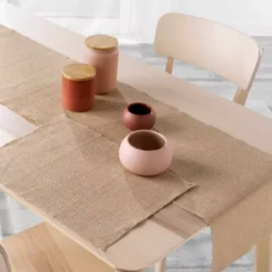 Set di 2 tovagliette juta Leny Beige