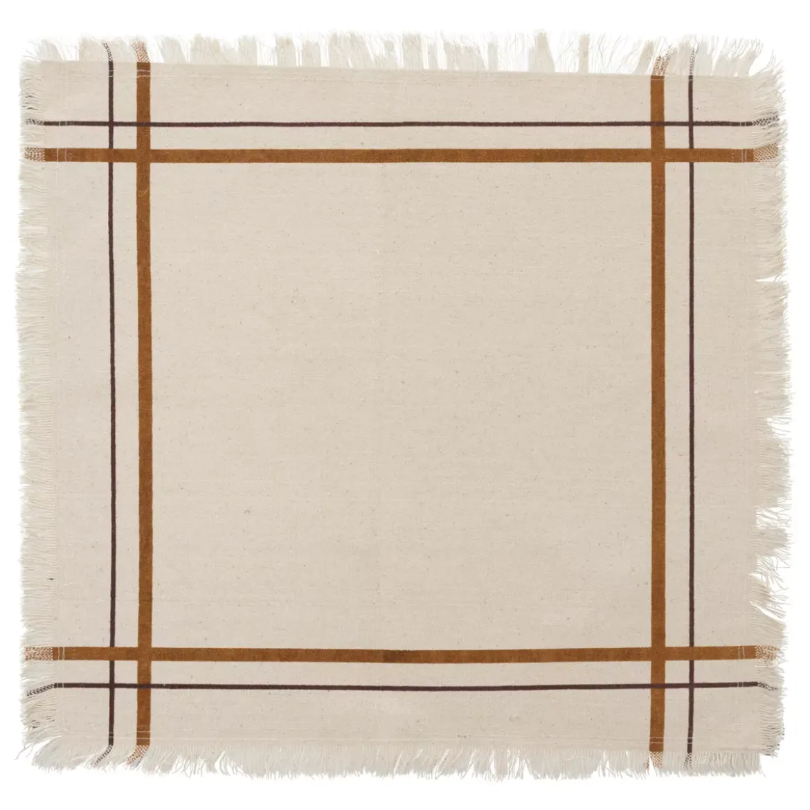 Set di 2 tovaglioli cotone (40 x 40 cm) Ray Beige