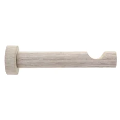 Support asta tenda in legno cerusato (L12 cm x D 28 mm) Soren Naturale