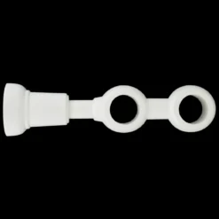 Supporto doppio legno (L215 / D28 mm) Nils Bianco