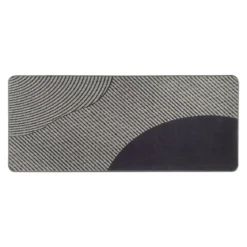 Tappeto antiscivolo in velluto (50 x 120 cm) Dune Grigio
