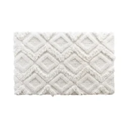 Tappeto bagno (80 cm) Ikatis Bianco