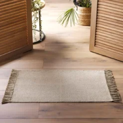 Tappeto cotone (50 x 80 cm) Pietro Marrone