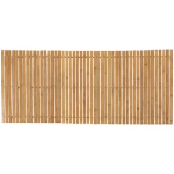 Tappeto da bagno bambù (120 x 50 cm) Leo Beige