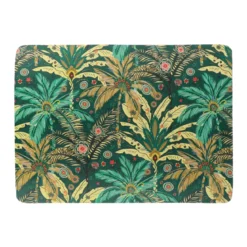 Tappeto da bagno in gomma naturale antiscivolo (45 x 60 cm) Sogno d'Oriente Verde