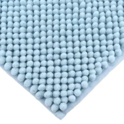 Tappeto da bagno in microfibra (50 x 80 cm) Palline Azzurro