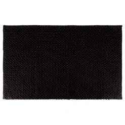 Tappeto da bagno microfibra (50 x 80 cm) Nero