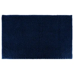 Tappeto da bagno microfibra (50 x 80 cm) Blu marino