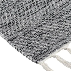 Tappeto da soggiorno cotone (45 x 90 cm) Jade Grigio