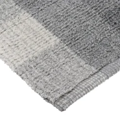 Tappeto da soggiorno cotone (45 x 90 cm) Louise Grigio