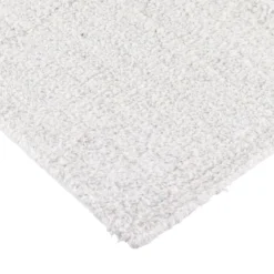 Tappeto da soggiorno cotone (45 x 90 cm) Naël Bianco