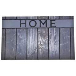 Tappeto d'ingresso gomma (75 cm) Home Grigio