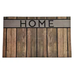 Tappeto d'ingresso gomma (75 cm) Home Marrone