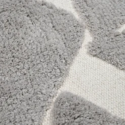 Tappeto in cotone (60 x 90 cm) Blokken Ecru