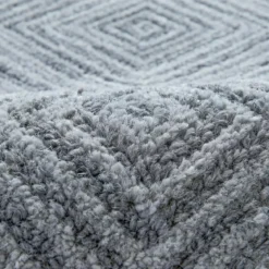Tappeto rettangolare da soggiorno materiale riciclato tafted (140 x 200 cm) Shelton Grigio