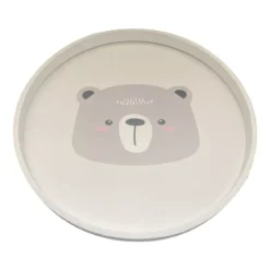 Tavolino bambini legno (D33 cm) Orsetto Marrone