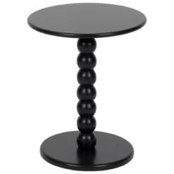 Tavolino da caffè legno (H46,5 cm) Chamlo Nero