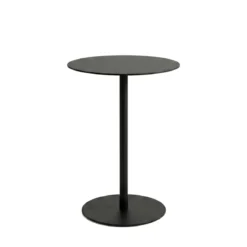 Tavolino in metallo (H53 cm) Lugani Nero