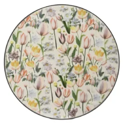 Tavolo bistro rotondo pieghevole in mosaico (D58 cm) Lisse Pastel