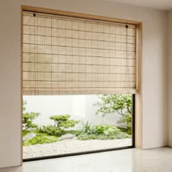 Tenda a rullo con bastoncini di bambù (180 x 180 cm) Bali Naturale