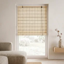 Tenda a rullo con bastoncini di bambù (90 x 180 cm) Bali Naturale