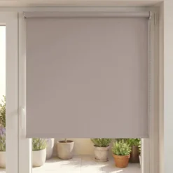 Tenda a rullo oscurante (45 X H180 cm) Tinta unita Beige