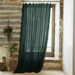 Tenda garza di cotone regolabile (140 x 300 cm) Gaïa Verde abete
