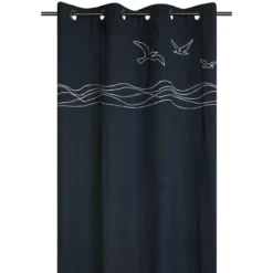 Tenda in cotone (140 x 260 cm) Bordemer Blu navy