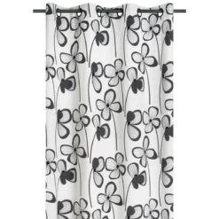 Tenda in cotone (140 x 260 cm) Tilda Grigio