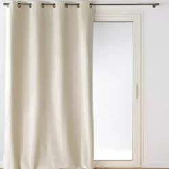 Tenda oscurante in velluto (140 x 260 cm) Olympe Ecru