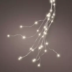 Tenda per albero Alt.2,10 m Bianco caldo 672 LED