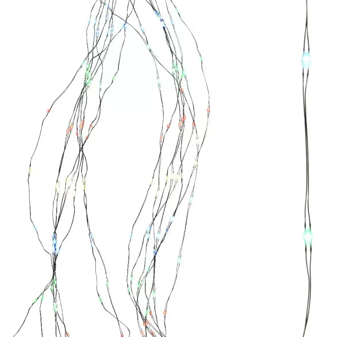 Tenda per albero Alt.2,10 m Multicolore 672 LED