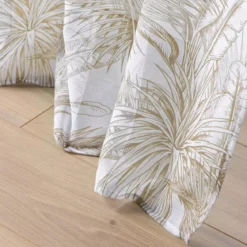 Tenda trasparente con occhielli (140 x 240 cm) Dune Beige