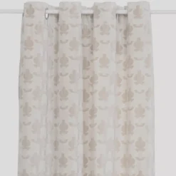 Tenda velluto (140 x 260 cm) Luna Ecru