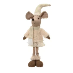 Topo in piedi (H60 cm) Mazette dolcezza Beige