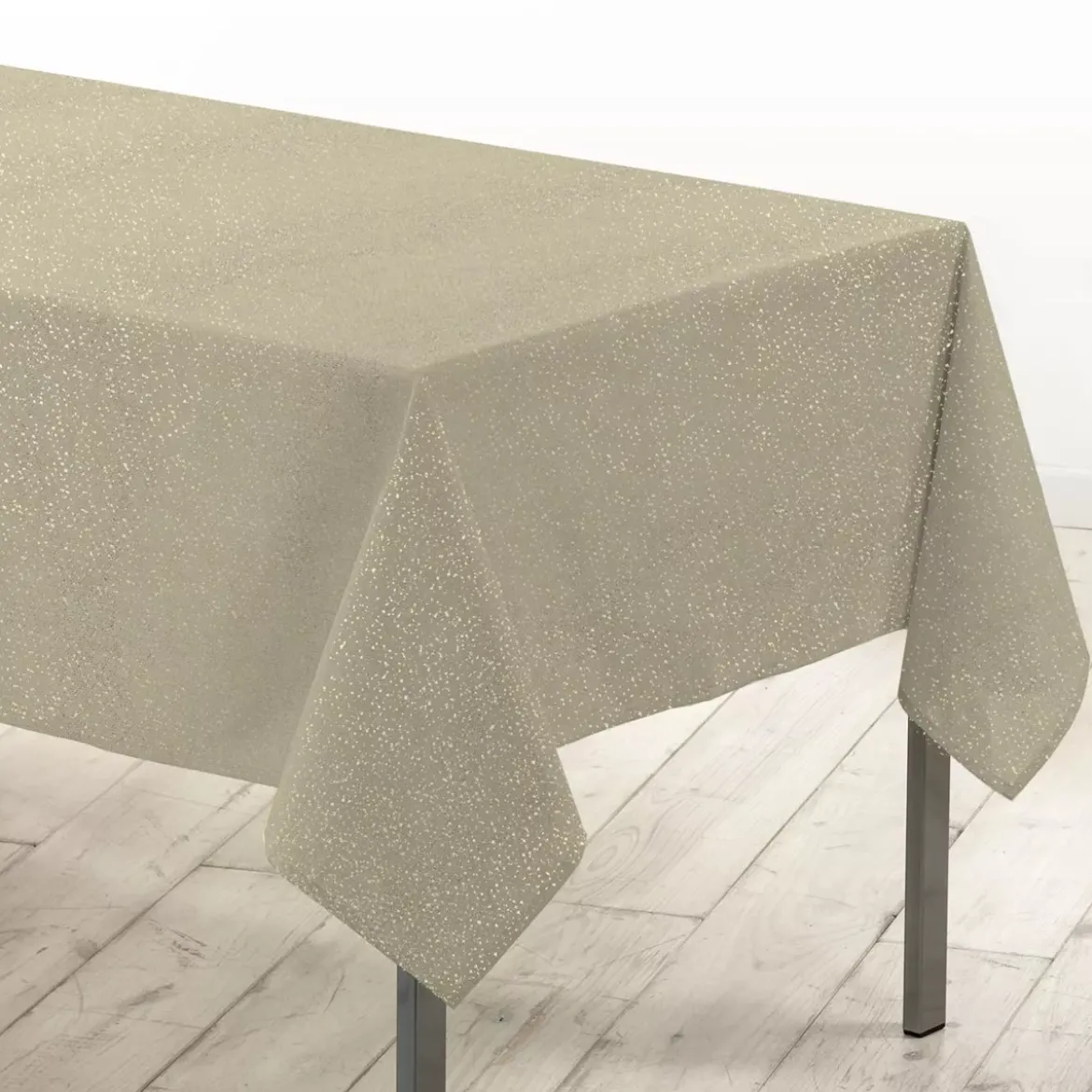 Tovaglia natalizia rettangolare (140 x 300 cm) Strass Oro